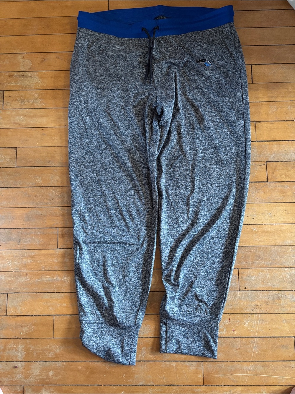 NWT Orlando Magic NBA Fanatics Men's Heather Gray Joggers with Royal Blue